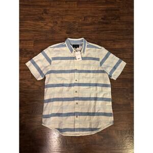 Lucky Brand Men’s Short Sleeve Button Up Shirt Size Medium